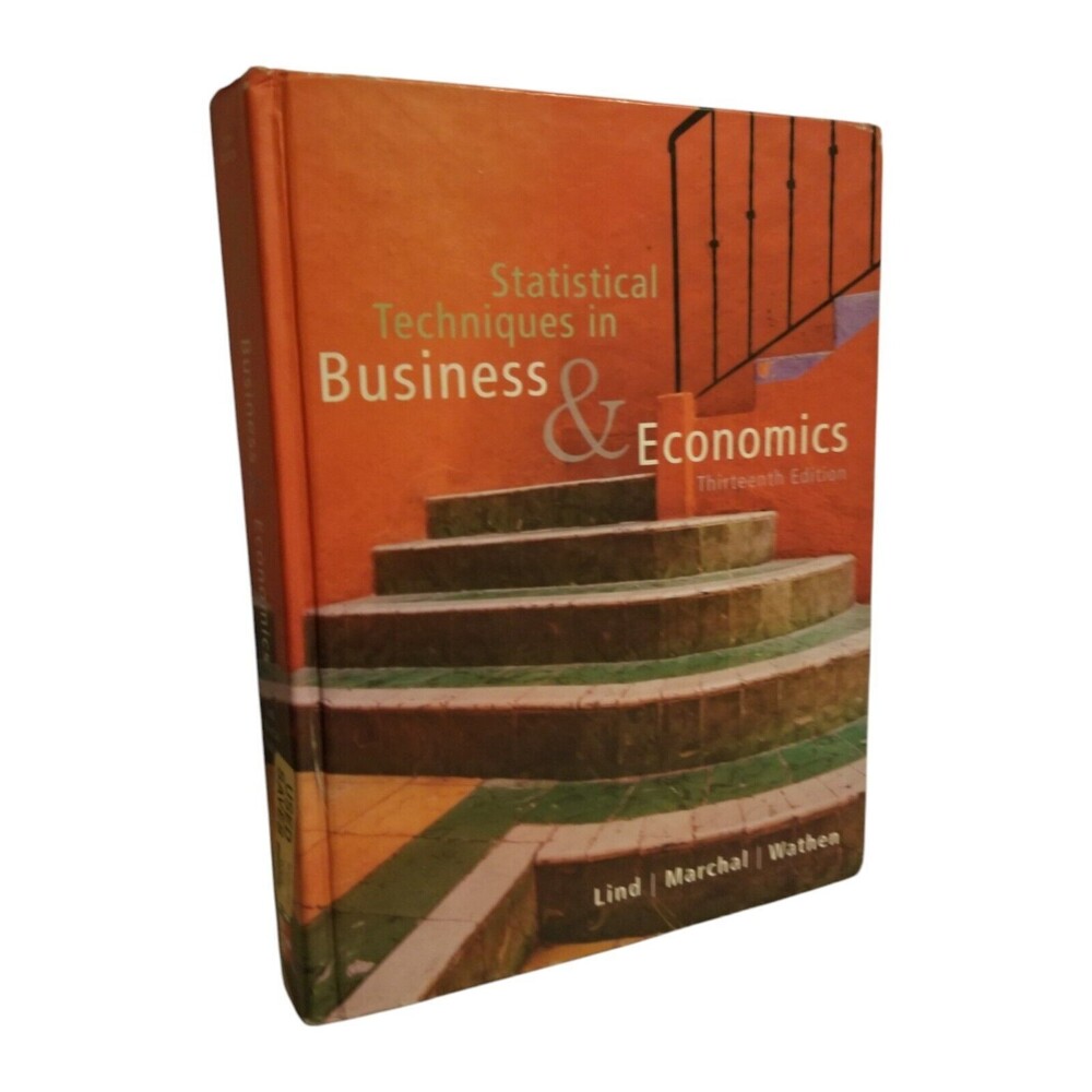 Statistical Techniques in Business And Economics- Lind, 9780073030227, hardcover